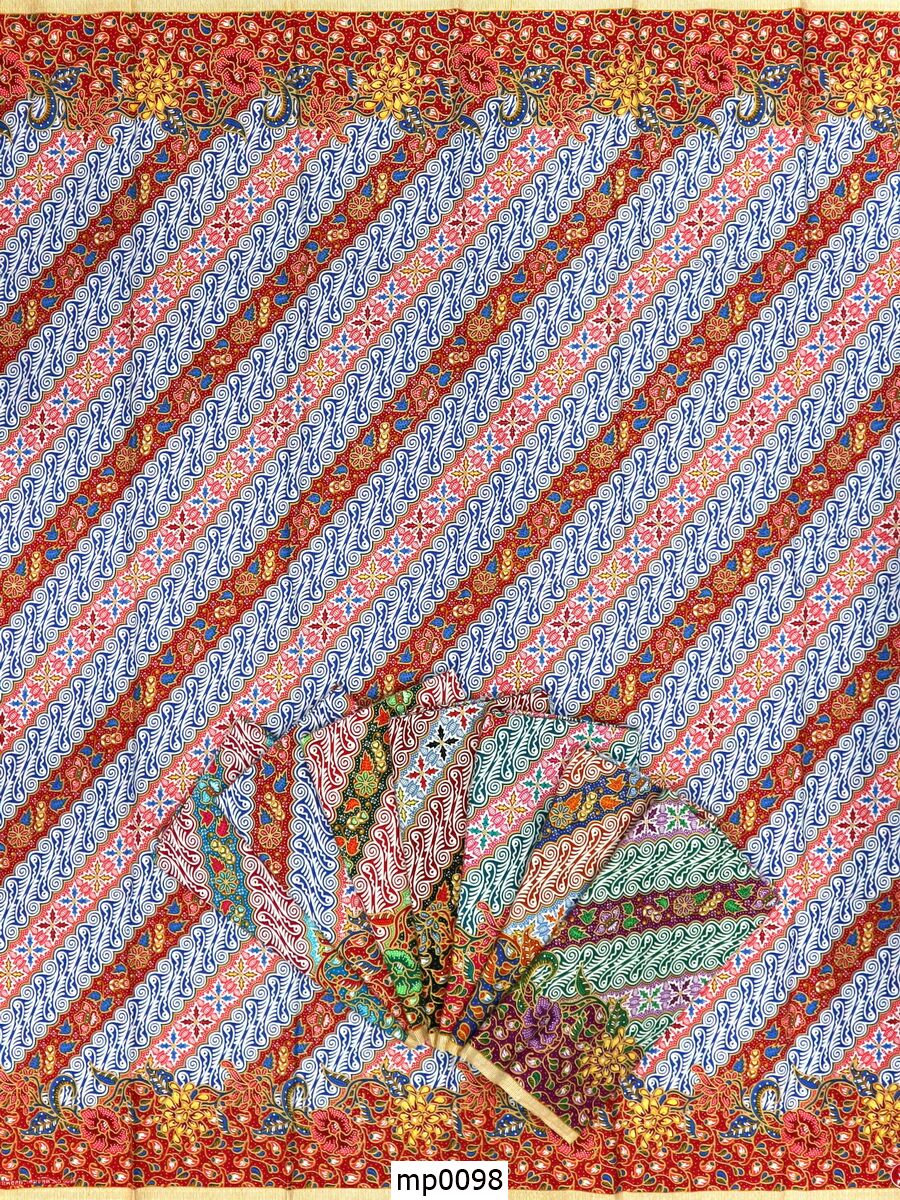 [D-MP0098] ผ้าถุงแม่พลอย 1.8เมตร เย็บพร้อมนุ่ง คอตต้อน 100%