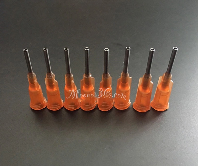 หัวเข็มฉีดขนาด 15G สีอำพัน