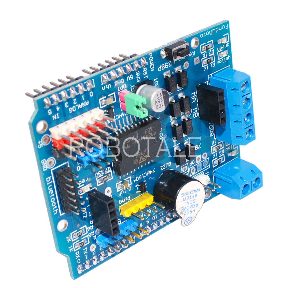 2A Motor Drive Shield (L298P) Long Female Pins