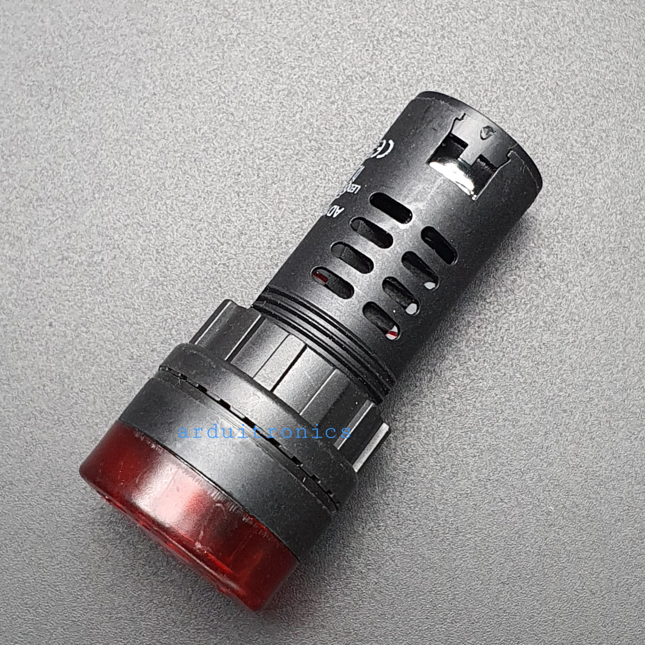 ไฟสีแดง Buzzer LED Alert 24V เสียงและแสงสัญญาณเตือนภัย ออดไฟฟ้า 22mm