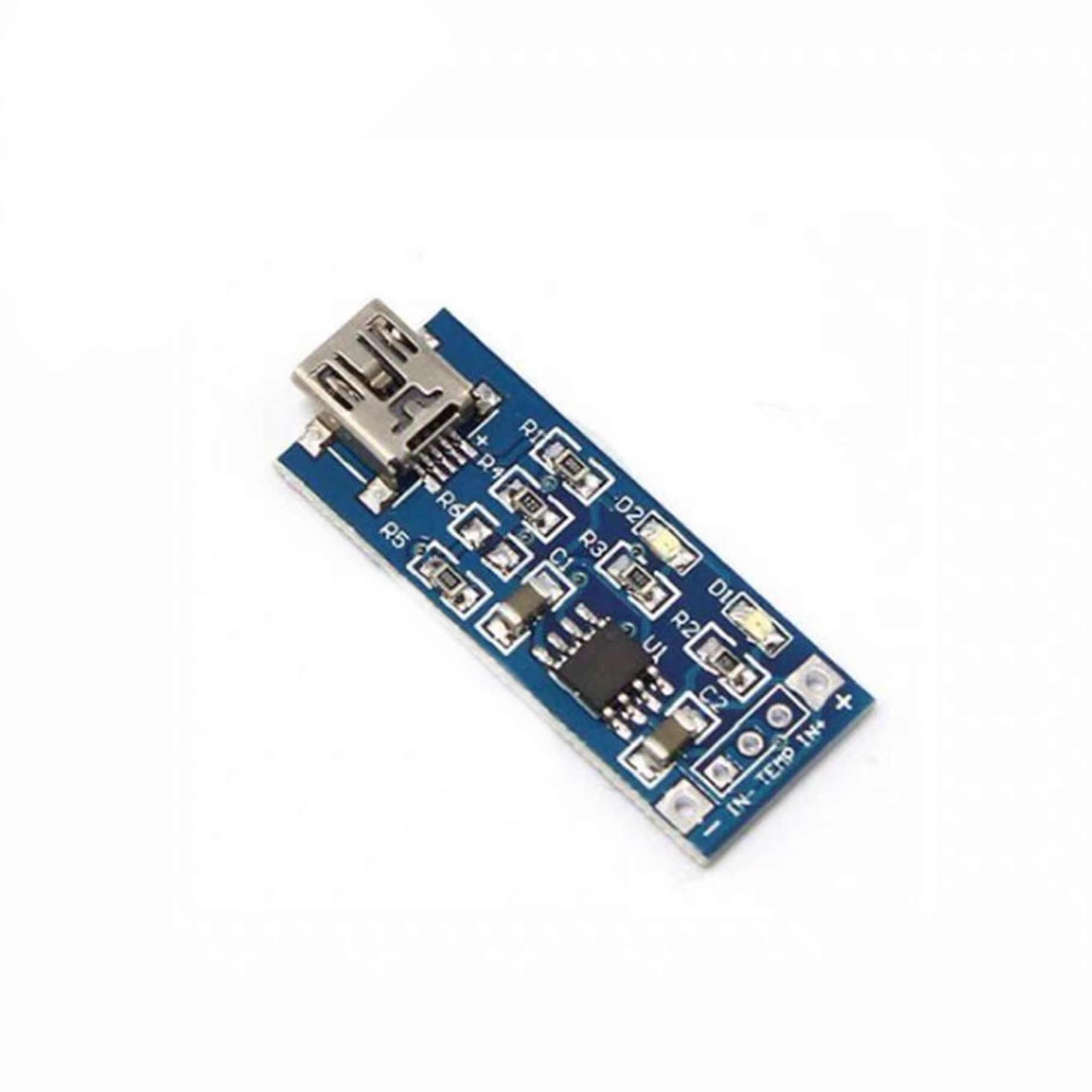 Li-ion Battery Charger Module Board mini 5v USB 1A li-ion Battery charger TP4056 18650 หัว mini usb