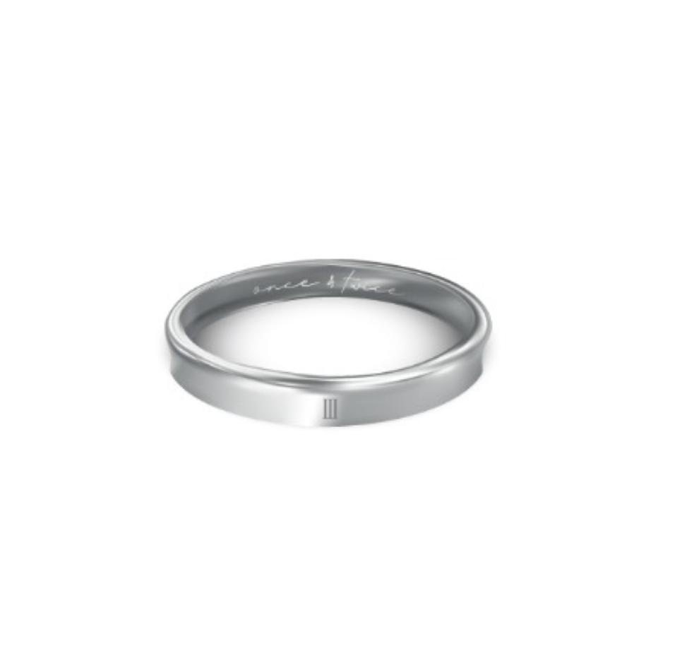 TWICE - 4TH WORLD TOUR Ⅲ 2ND MD - SILVER RING ระบุ แบบ ที่ต้องการ นะคะ