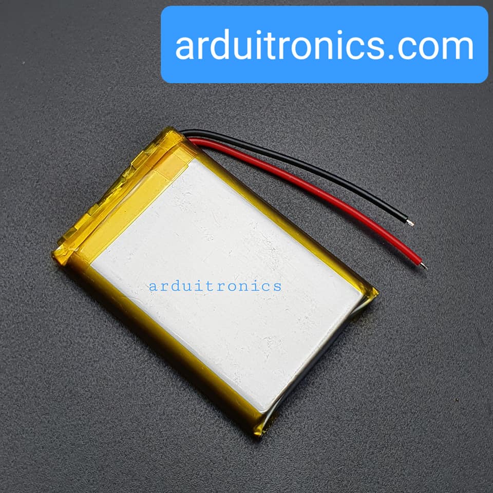 3.7V 3000mAh Lithium Battery Rechargeable Polymer (LiPo) ถ่านชาร์จ Li-ion 3.7V ความจุ 3000mAh 104058