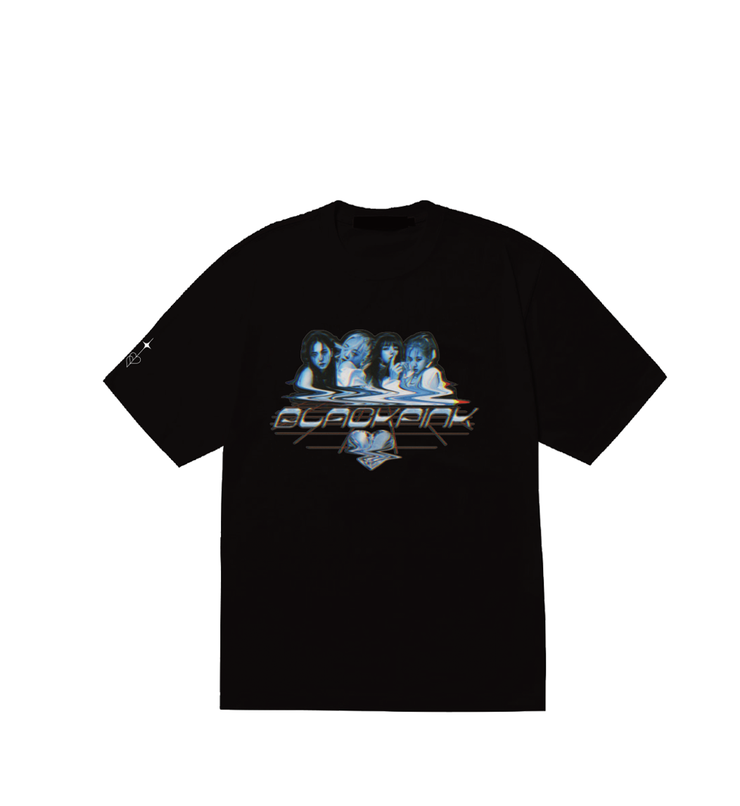BLACKPINK -[H.Y.L.T] - T-SHIRTS เสื้อ สีดำ ระบุขนาด