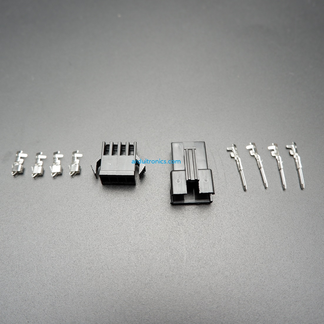 ชุดหัวต่อสายไฟสีดำ 4-Pin (250V 3A max)