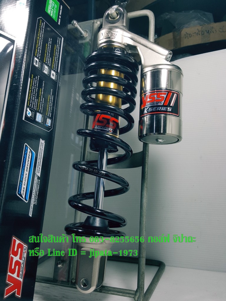 (Click 125 i) โช้คอัพหลังเดี่ยว YSS รุ่น K-Series สำหรับ Honda Click 125 i และ Honda Zoomer X และ Yamaha TTX