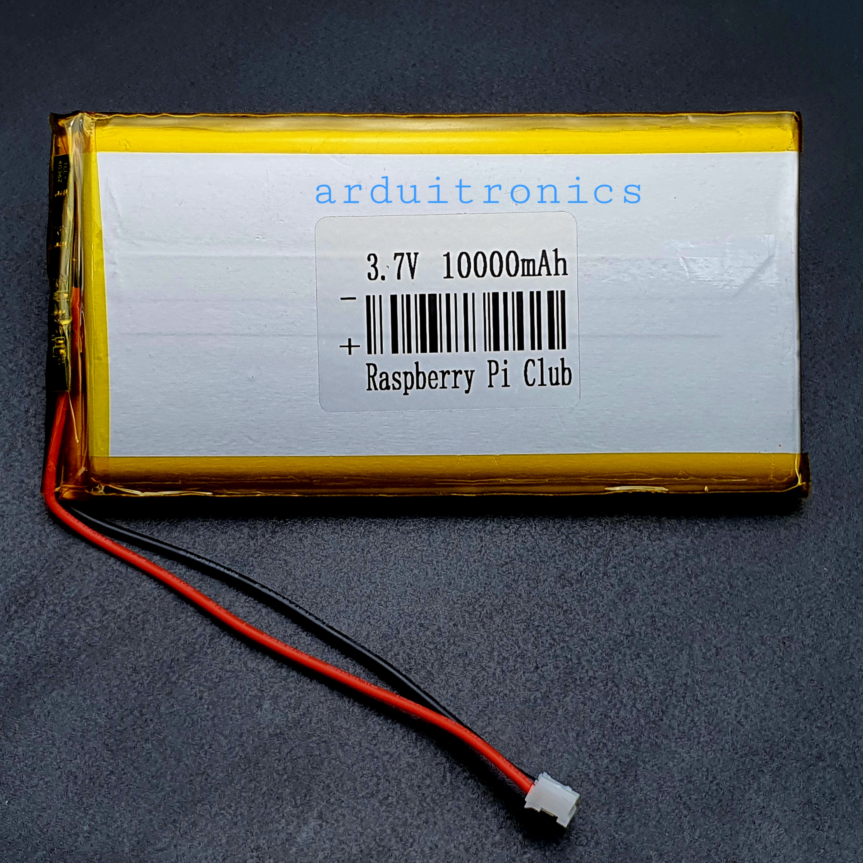 Raspberry Pi (RPi) UPSPack Standard V3 PCB สีแดง + ถ่าน 3.7V 10000mAh