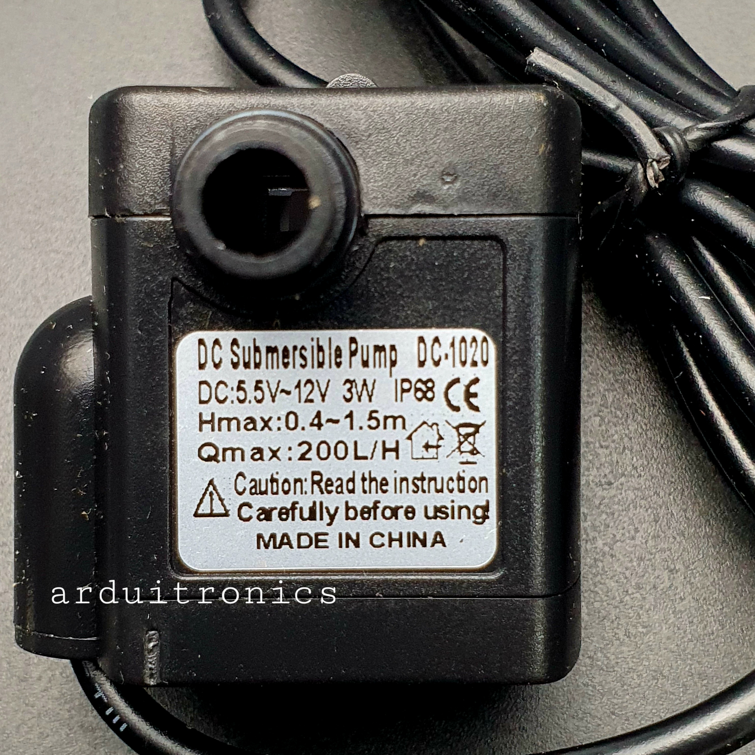 Brushless Water Pump Ultra-Quiet Jack Head (12V) ปั้มน้ำสำหรับทำตู้ปลาหรือน้ำพุ