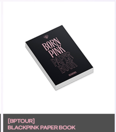 BLACKPINK - ของสะสมงานคอน BLACKPINK WORLD TOUR [BORN PINK] SEOUL - Paper book - ส่ง เครืองบิน
