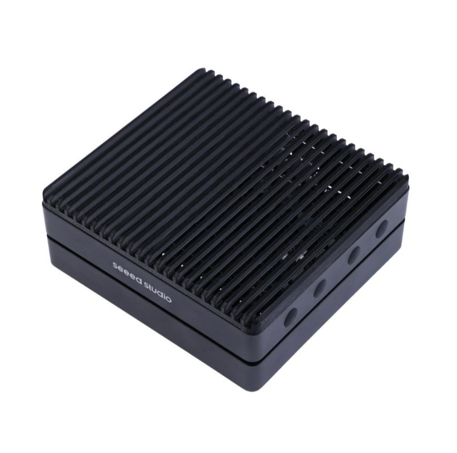 reComputer J4012-Edge AI Device with NVIDIA Jetson Orin™ NX 16GB module, 4xUSB 3.2, M.2 Key E & Key M Slot, Aluminum case, Pre-installed Jetpack System with NVIDIA JetPack™ on 128GB NVMe SSD - Seeed Nvidia