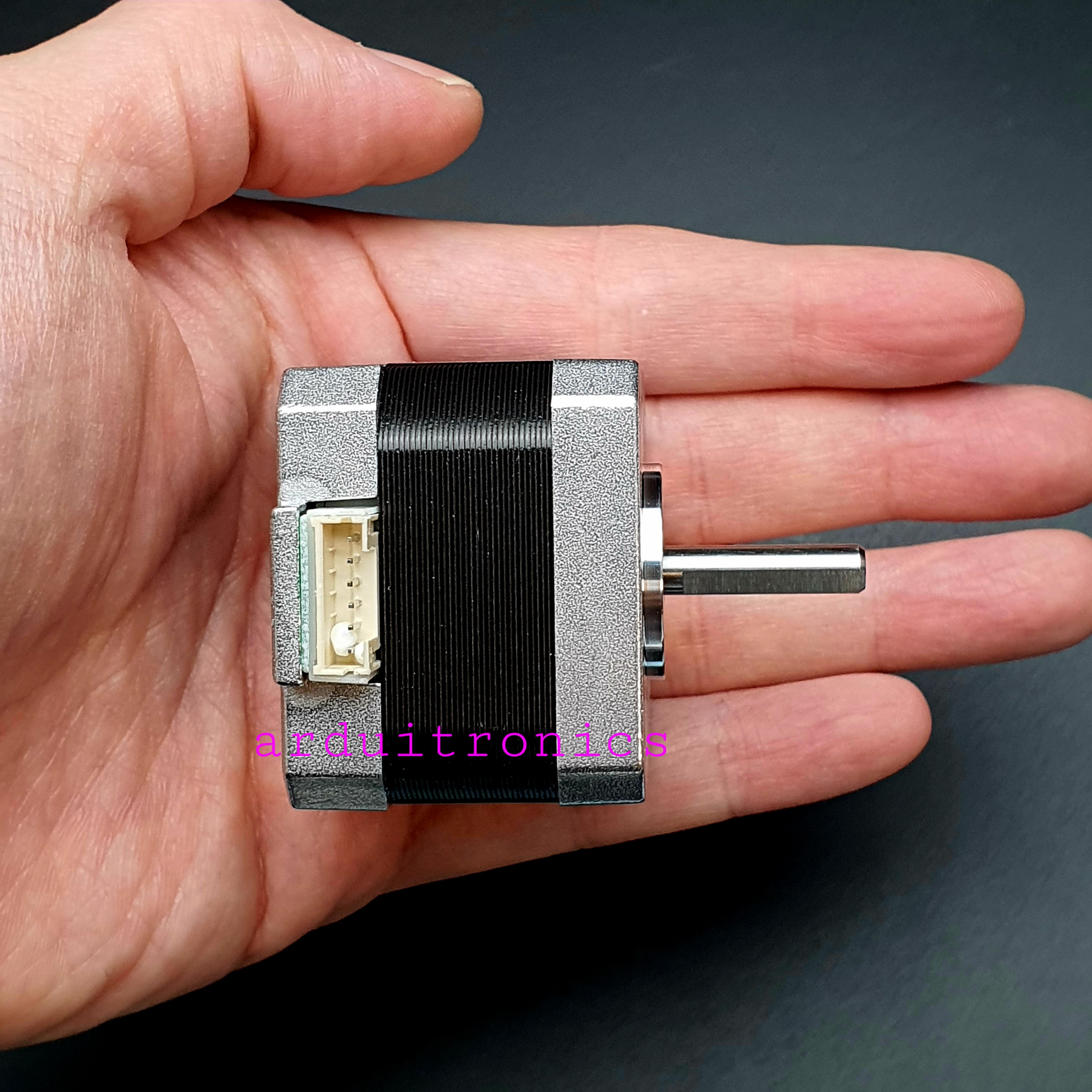 Stepping Motor แรงบิด 0.28 N.m - 0.84A (42HB34F08AB) Size 42 x 42 x 34 mm