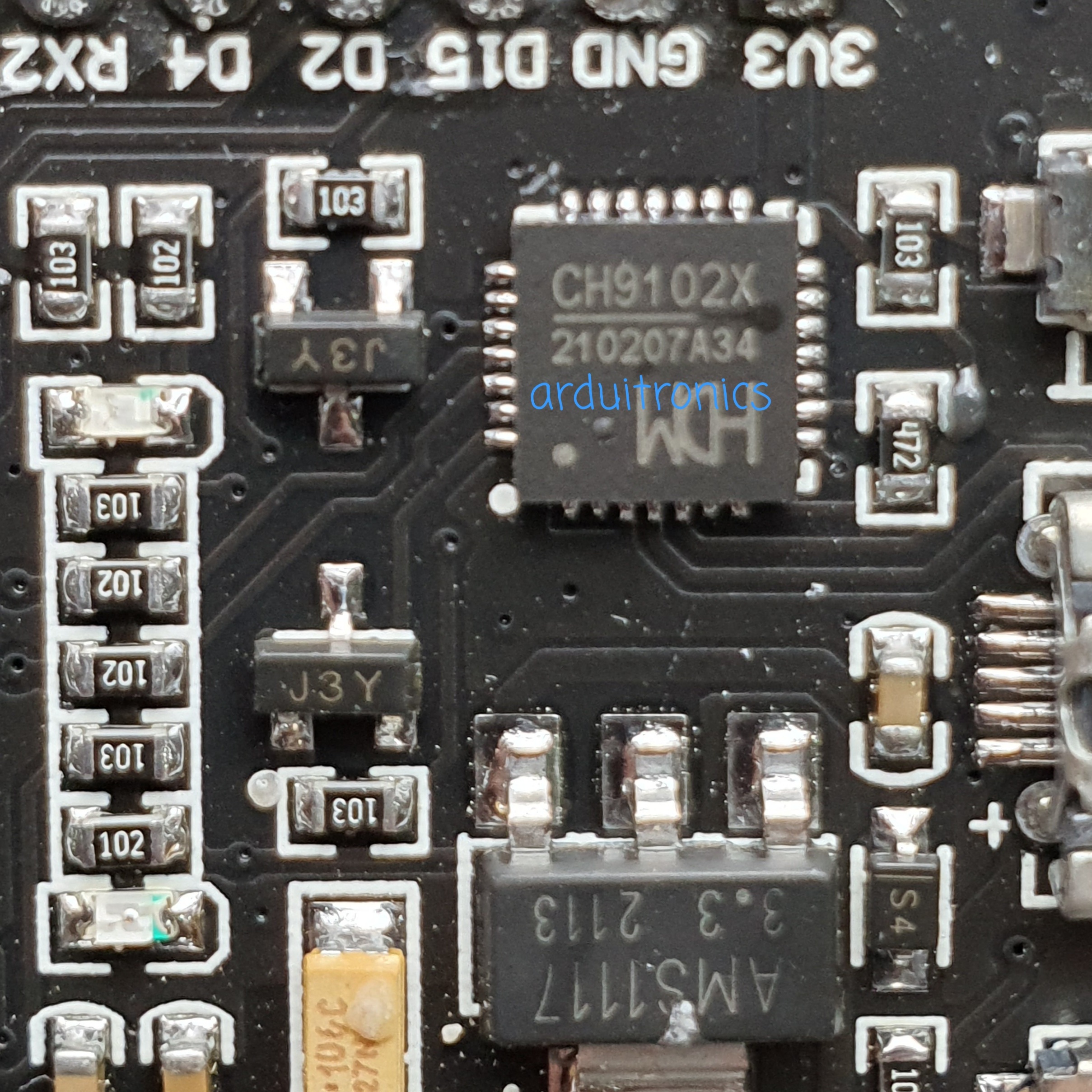 บอร์ด ESP-32 NodeMCU ESP-WROOM-32 Wi-Fi and Bluetooth Dual Core (CH9102X) 30 pin