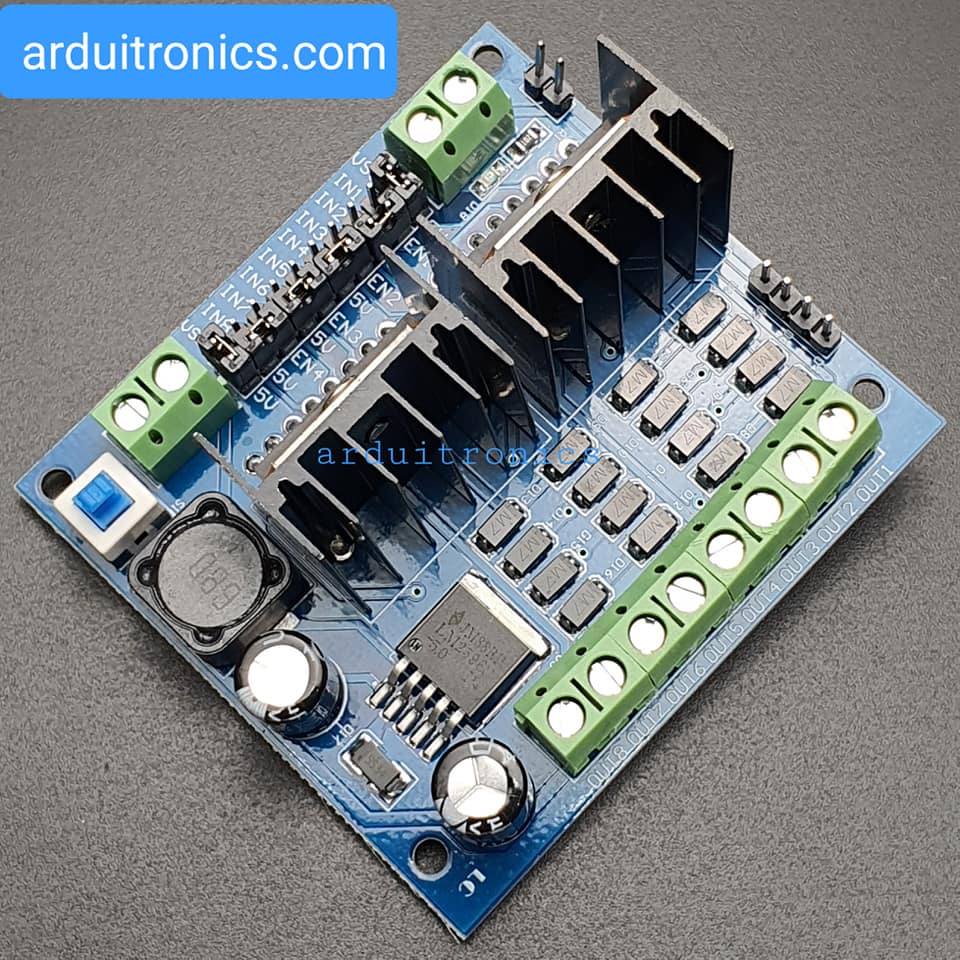 L298N โมดูลขับมอเตอร์ 4 ช่อง L298N Motor Drive Module V2