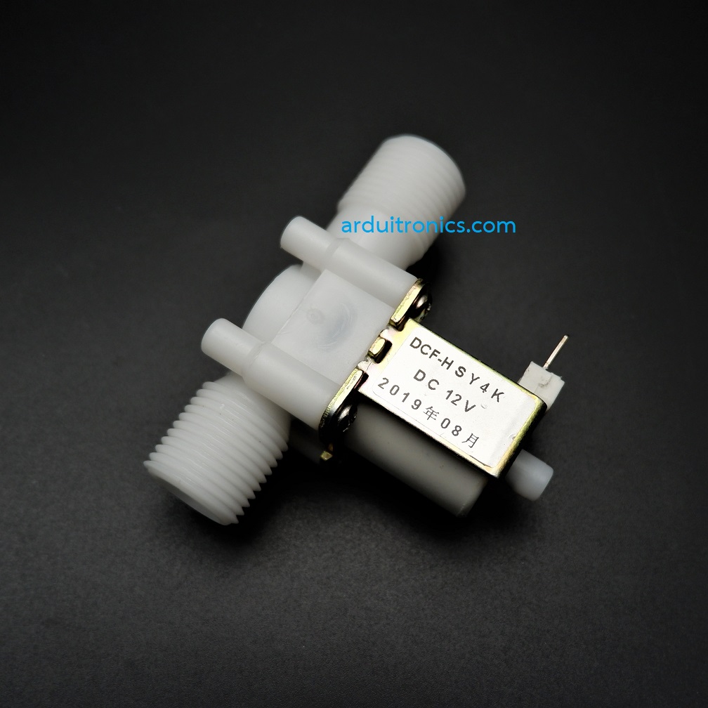 Solenoid Valve (normally opened) 12V-DC 1/2" โซลีนอยวาล์ว (ปกติเปิด)