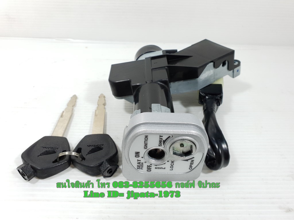 (Wave 125 i) ชุดสวิทช์กุญแจ ชุดใหญ่ Honda Wave 125 i ปี 2012-2018 แท้