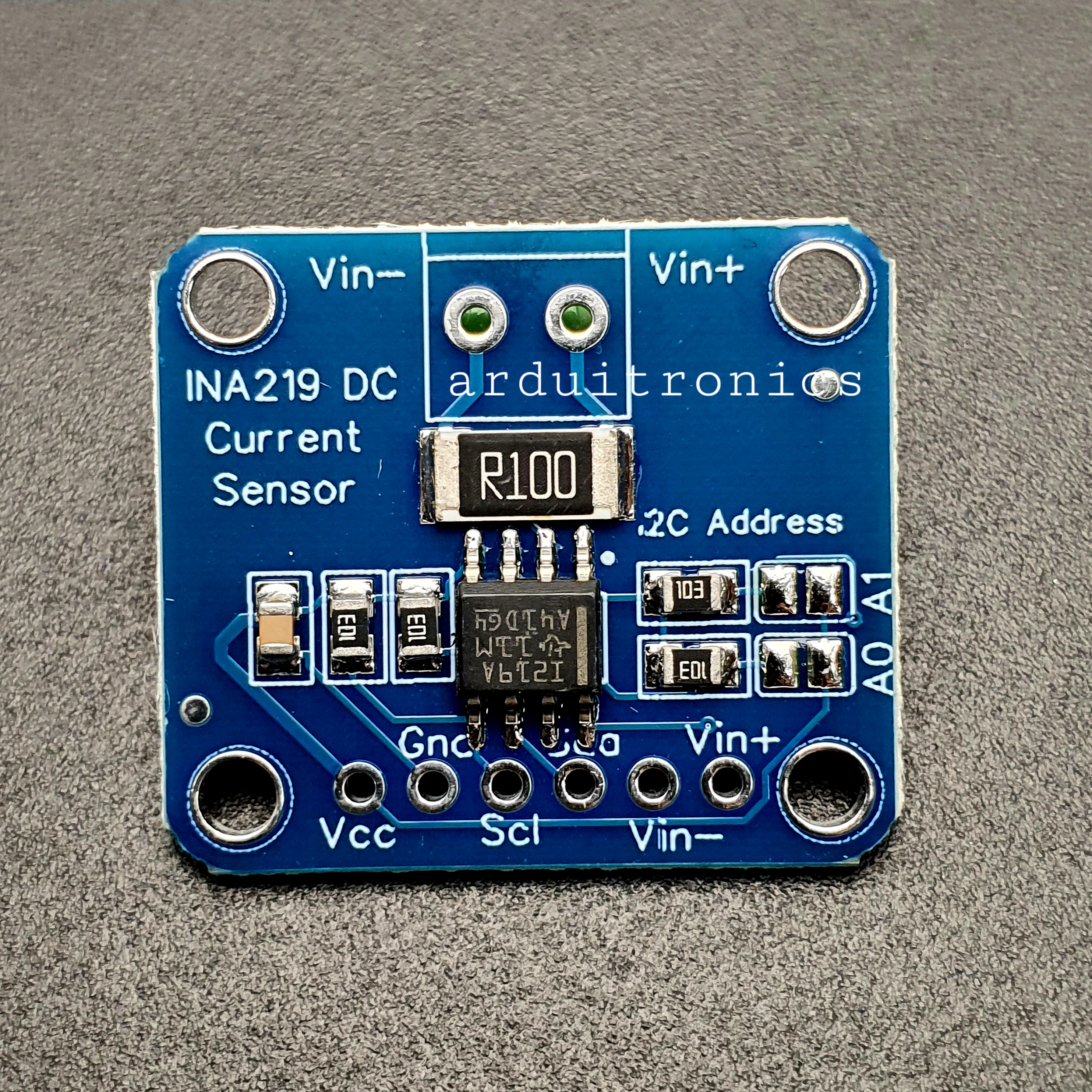 INA219 Digital DC Current Voltage Power Sensor I2C Interface Module - Larger IC