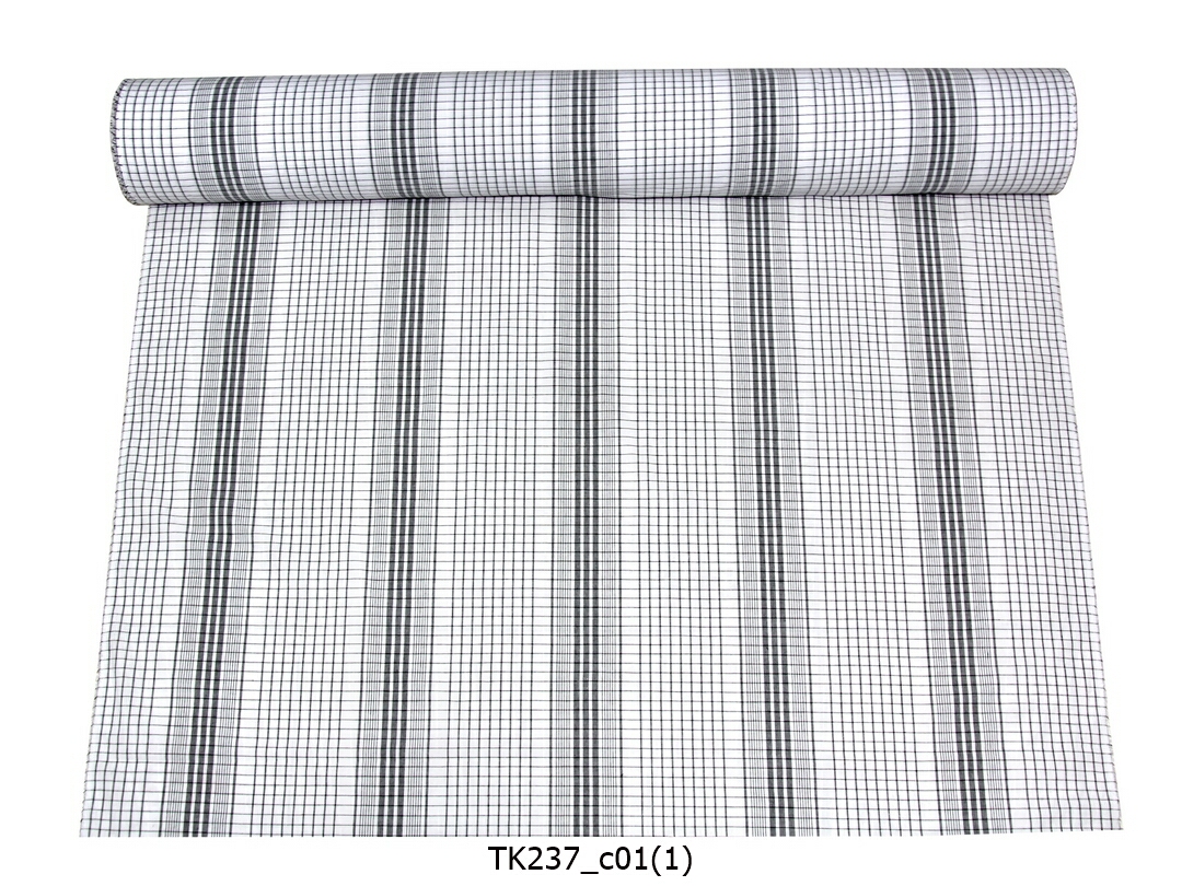 [2ม.] ผ้าขาวม้า TK237 ขาวดำ