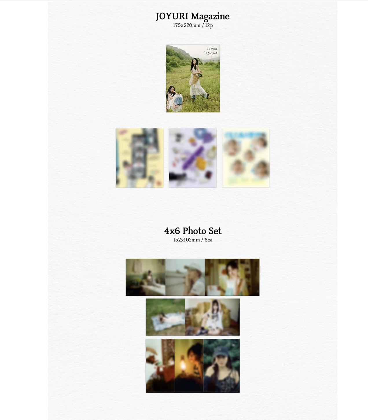 JOYURI - 1st Photobook [To All things I Love] แบบ ได้ photo card แถมเพิ่ม จาก apple music - ส่ง เครืองบิน