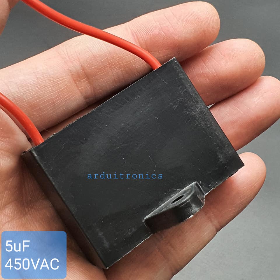 Fan Capacitors คาปาซิเตอร์พัดลม C พัดลม ตัวเก็บประจุพัดลม 450V 5 uF