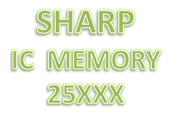 IC MEMORY SHARP : LC-24LE155M IC 25Q64