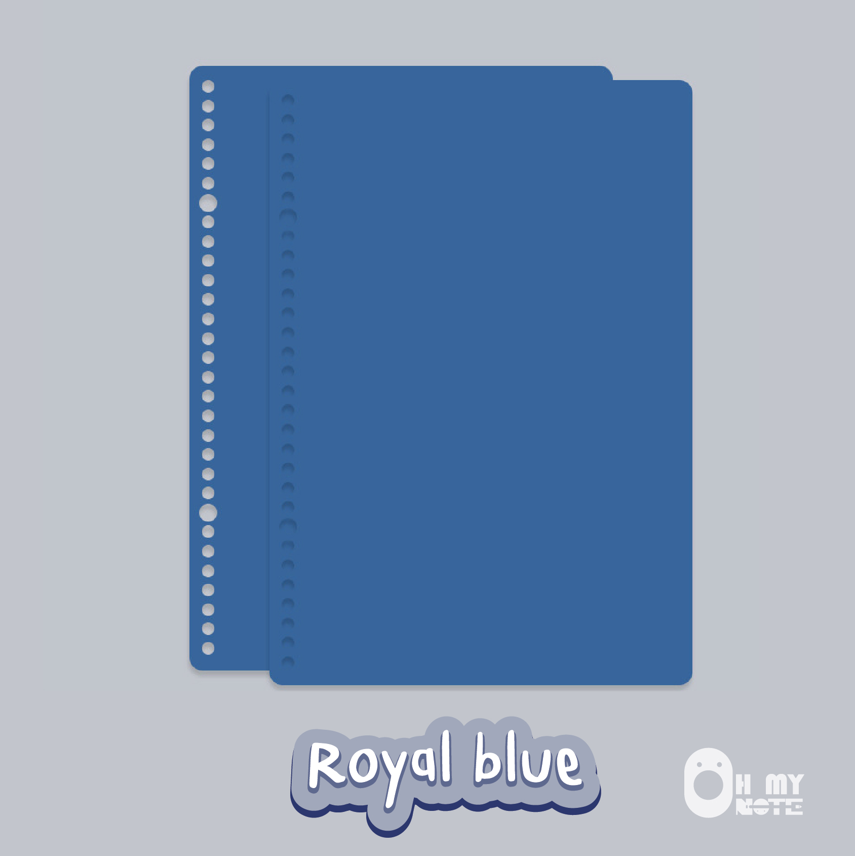 Ohmynote สันห่วงเย็บเล่ม สีใส ใส่ง่าย สะดวกมากๆ