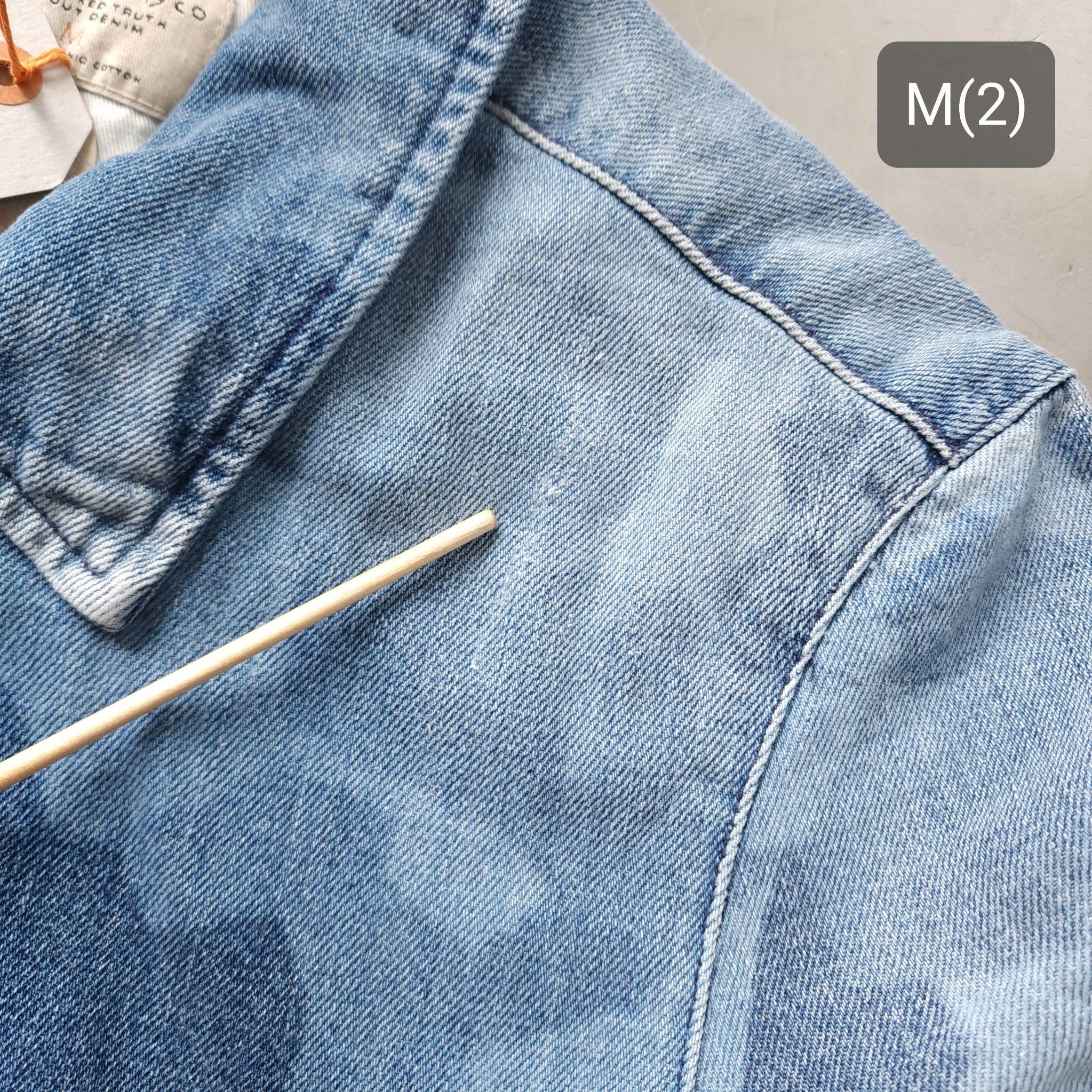 [DEFECT] Gudrun Camo Denim แจ็คเก็ตผ้าฟอก Nudie Jeans ของแท้ 100%