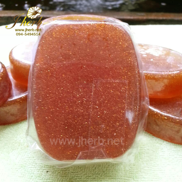 สบู่ฟักข้าวกลูต้าผสมทองคำ ขนาด 100 กรัม