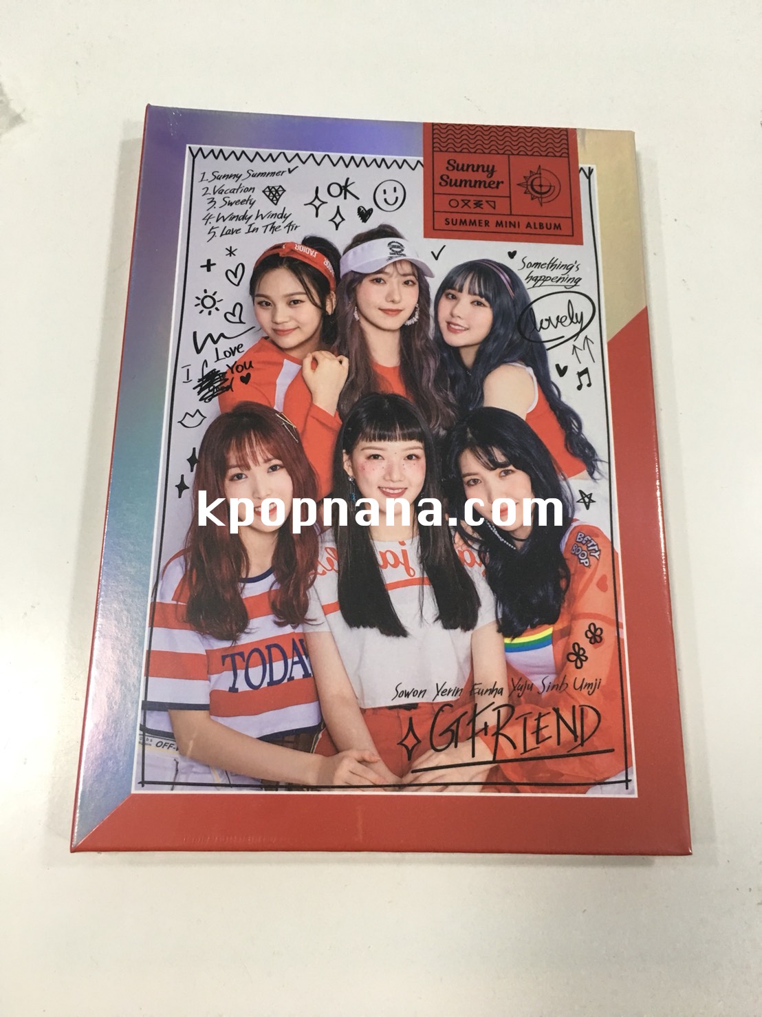 GFRIEND - Mini Album Vol.7 [Sunny Summer] หน้าปก Sunny Ver. (ปกแดง)