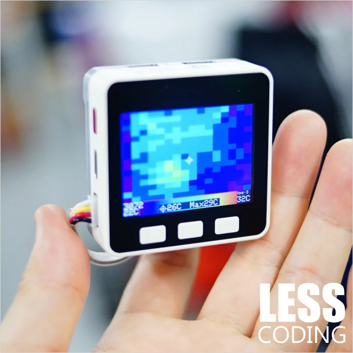 Thermal Camera Unit (MLX90640) - 110°×75° FoV - แท้จาก M5Stack