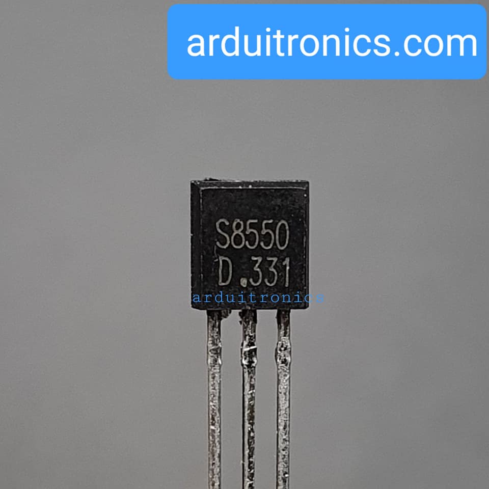 Transistor S8550 0.5A 40V PNP Power Transistor ทรานซิสเตอร์เบอร์ 8550 จำนวน 1 ชิ้น