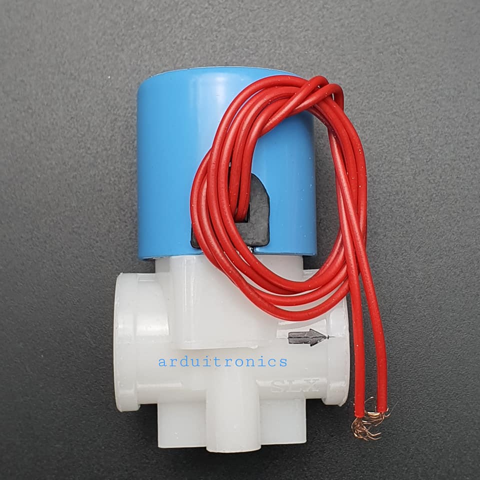 Solenoid Valve โซลินอยด์วาล์ว พลาสติก 2 หุน 220VAC ( SLC 2 )