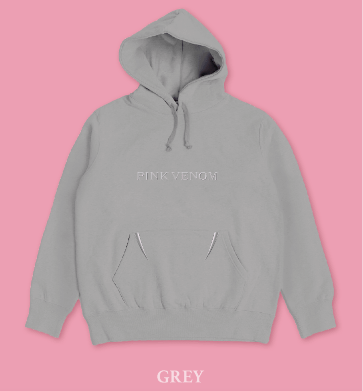 BLACKPINK -Pink Venom] Official Merch -Hoodie - ระบุแบบ และ สี ที่ต้องการ