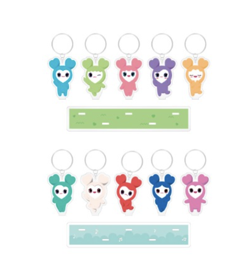 TWICE - 4TH WORLD TOUR Ⅲ 2ND MD - STAND UP KEY RING ระบุ ชื่อ ที่ต้องการ