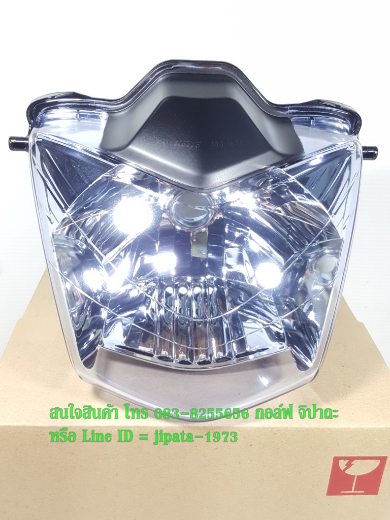 (Wave 125 R) โคมไฟหน้า Honda Wave 125 R (โคมสีฟ้า) แท้