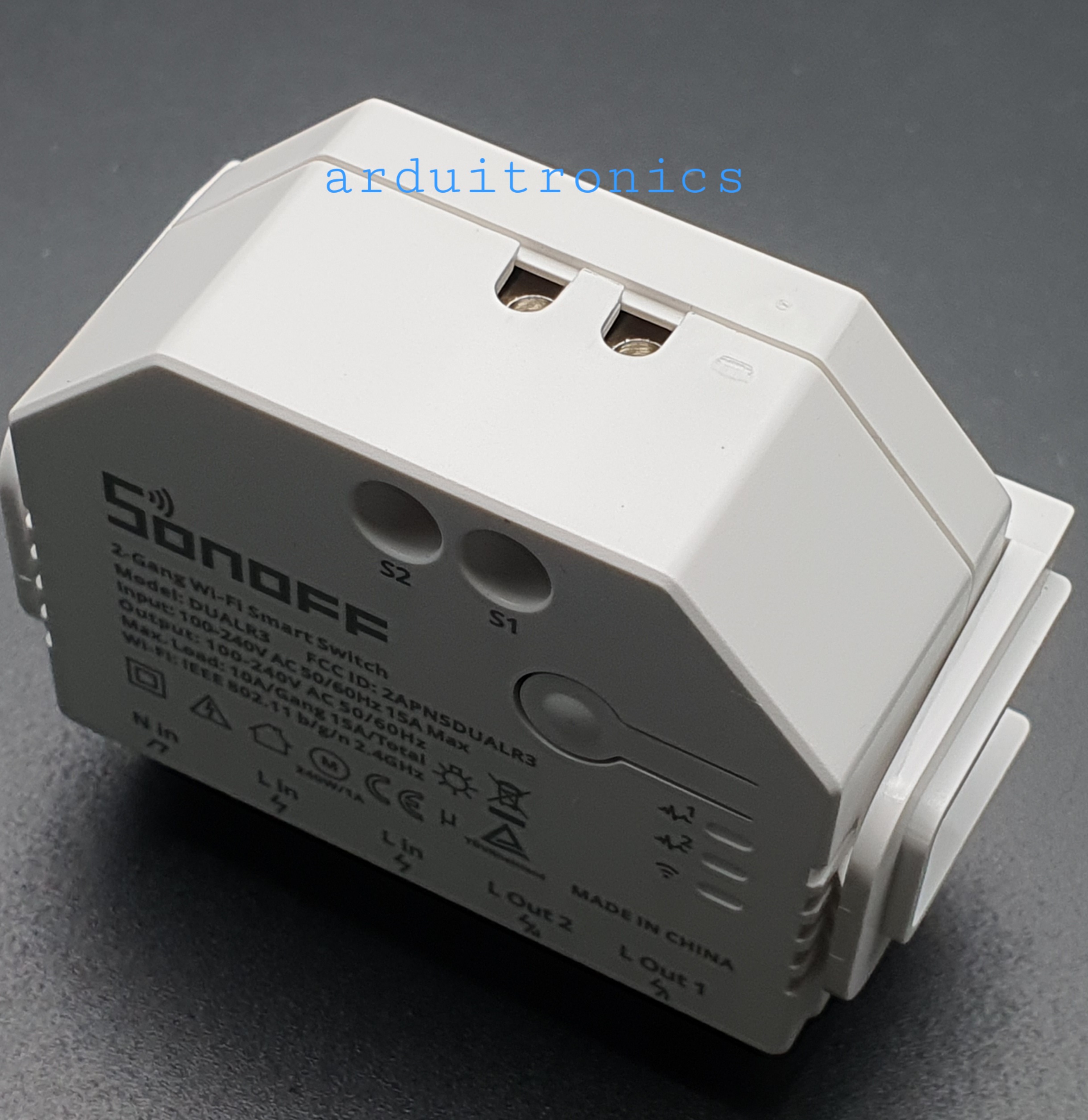 Sonoff Dual R3 WiFi Smart Switch เปิด-ปิด ผ่าน WiFi ด้วยสมาร์ทโฟน (2 Channel)
