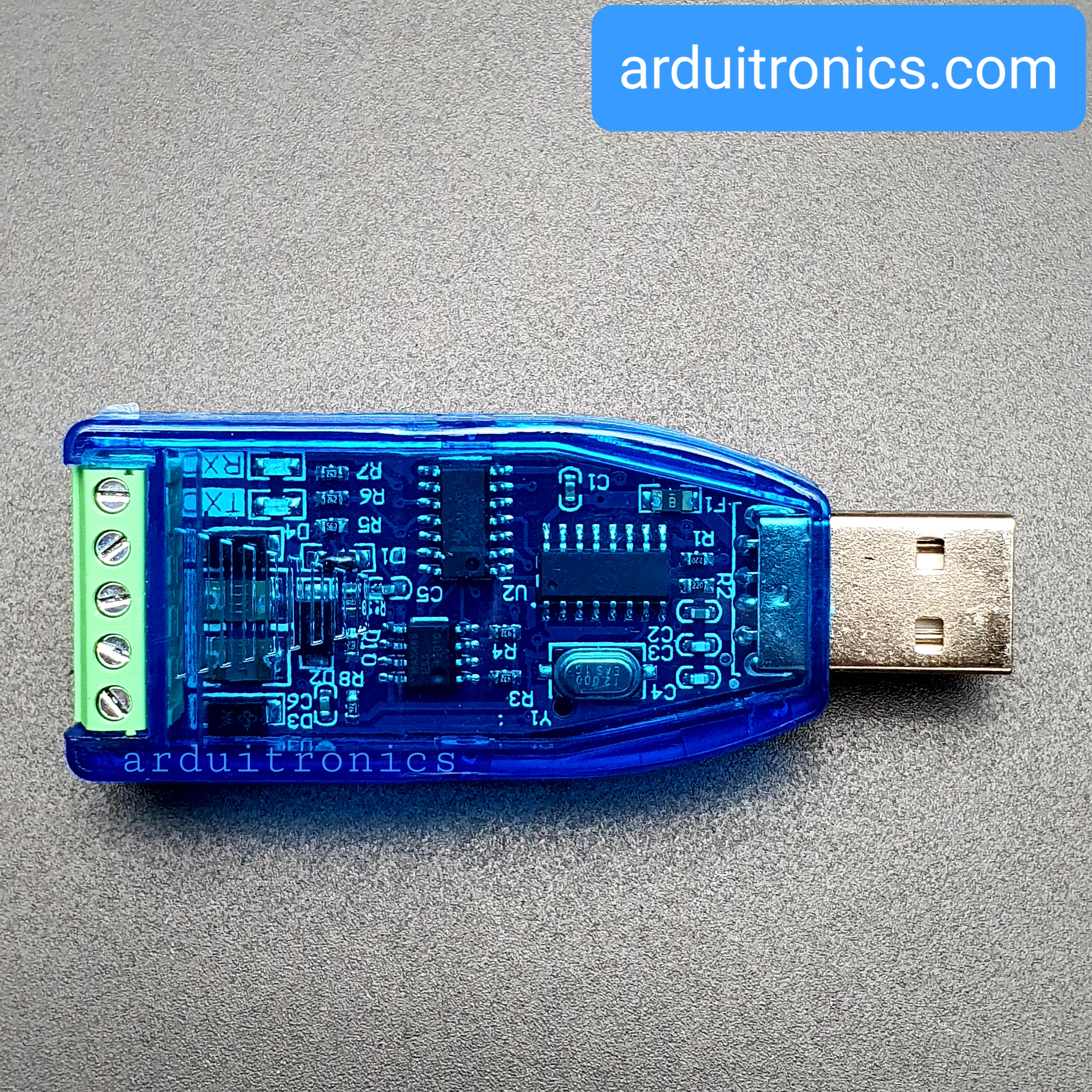 USB to RS485 Converter CH340 Communication Module TVS Transient Protection U485