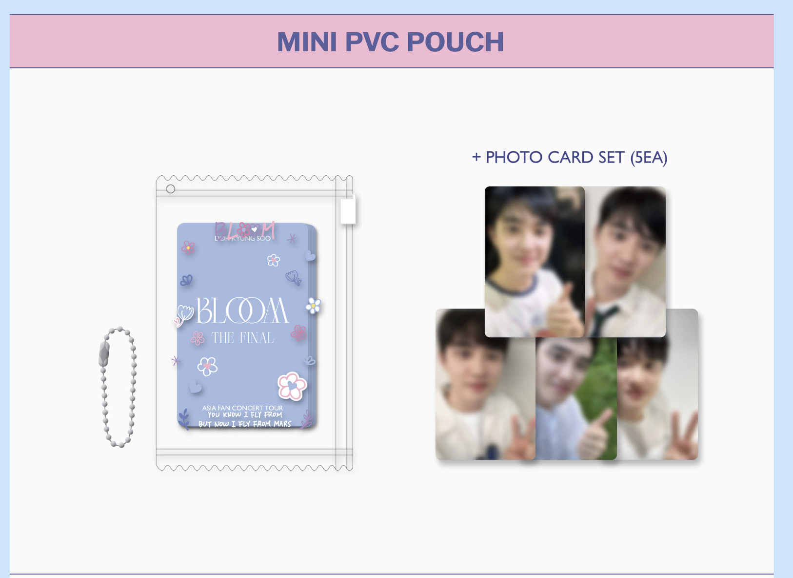 EXO - D.O. - (DOH KYUNG SOO) FAN CONCERT [BLOOM THE FINAL] MD - MINI PVC POUCH