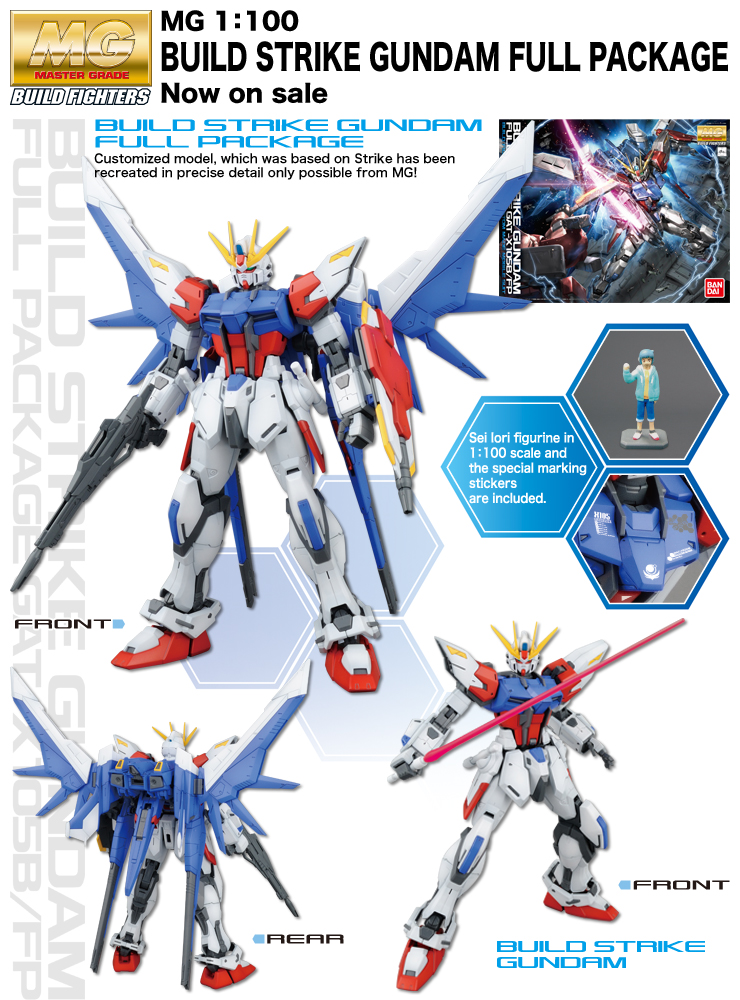 MG 1/100 GAT-X105B/FP Build Strike Gundam Full Package