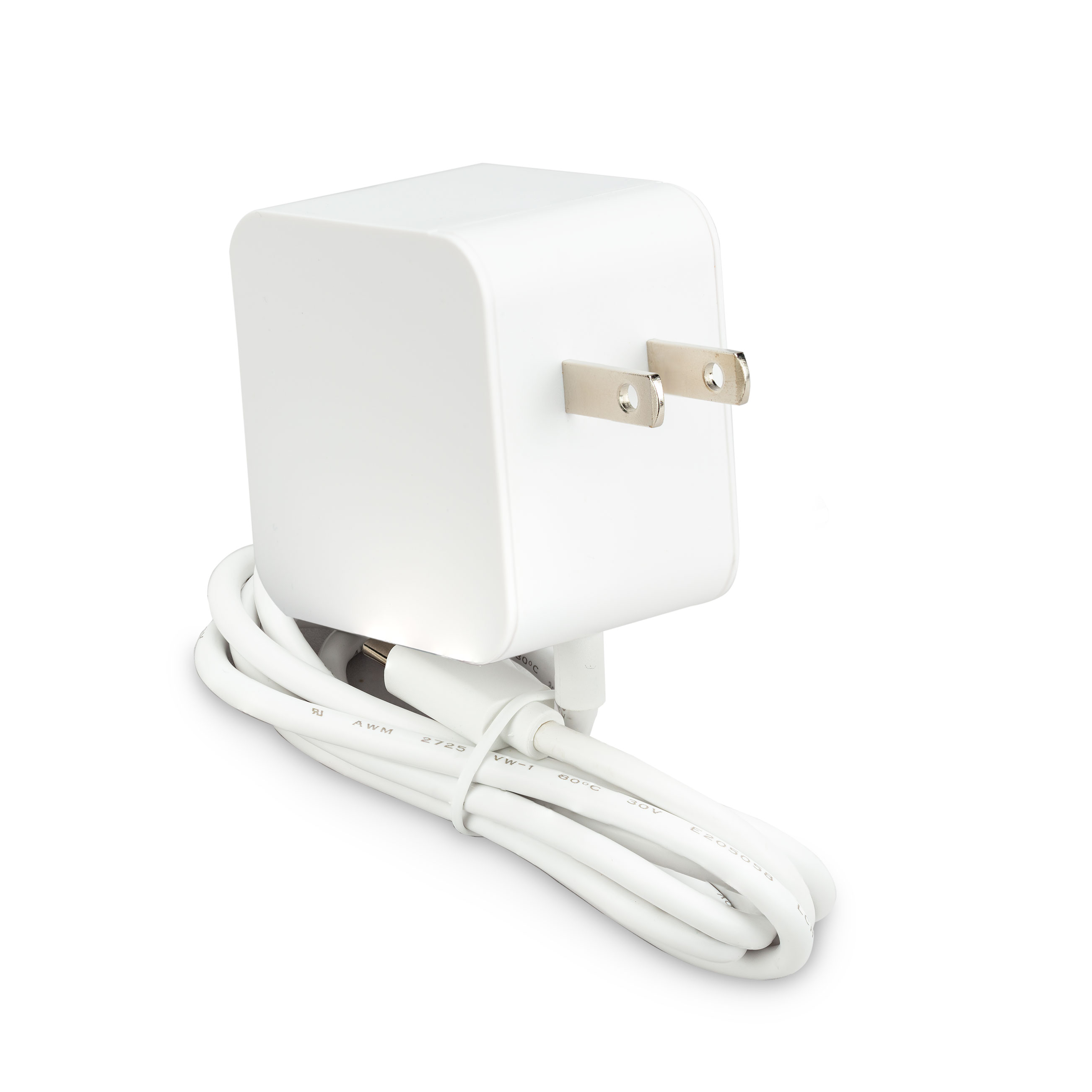 Official Power Supply, USB-C, 5.1V, 5A, White (US Plug) - Raspberry Pi 5 / 4B