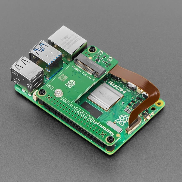 Raspberry Pi M.2 HAT+ Compact (แท้ สำหรับ Official RPi 5)