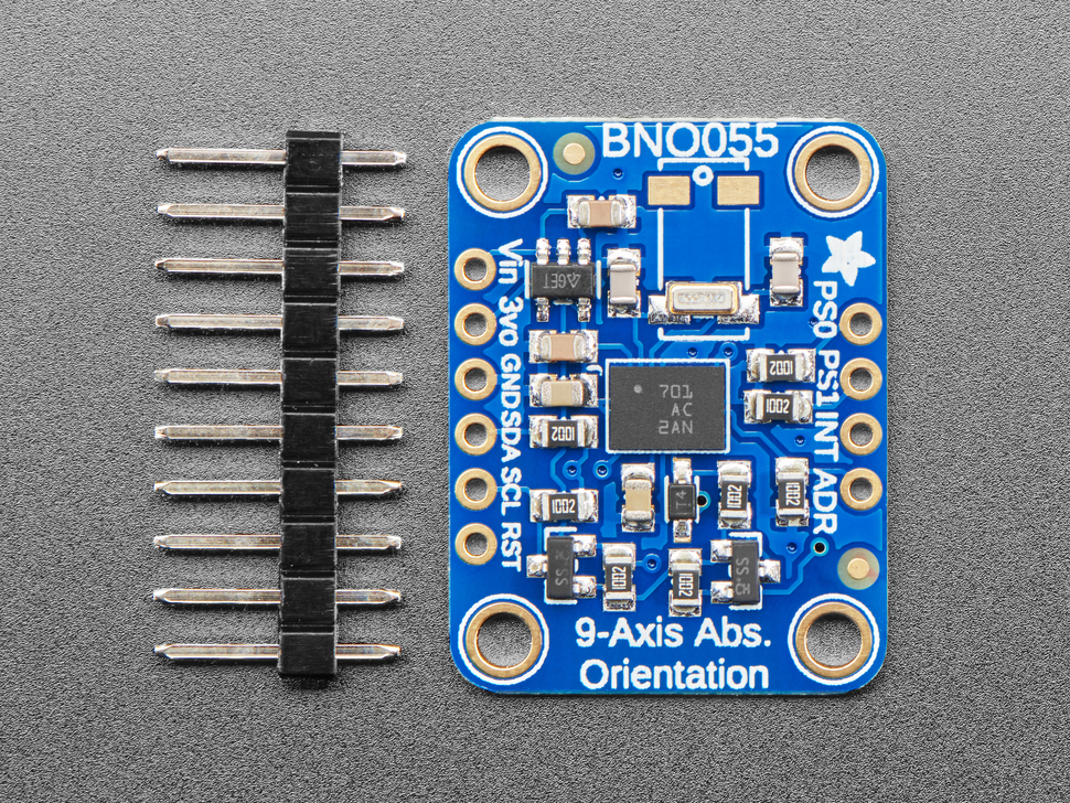 Adafruit 9-DOF Absolute Orientation IMU Fusion Breakout - BNO055 (Made ...