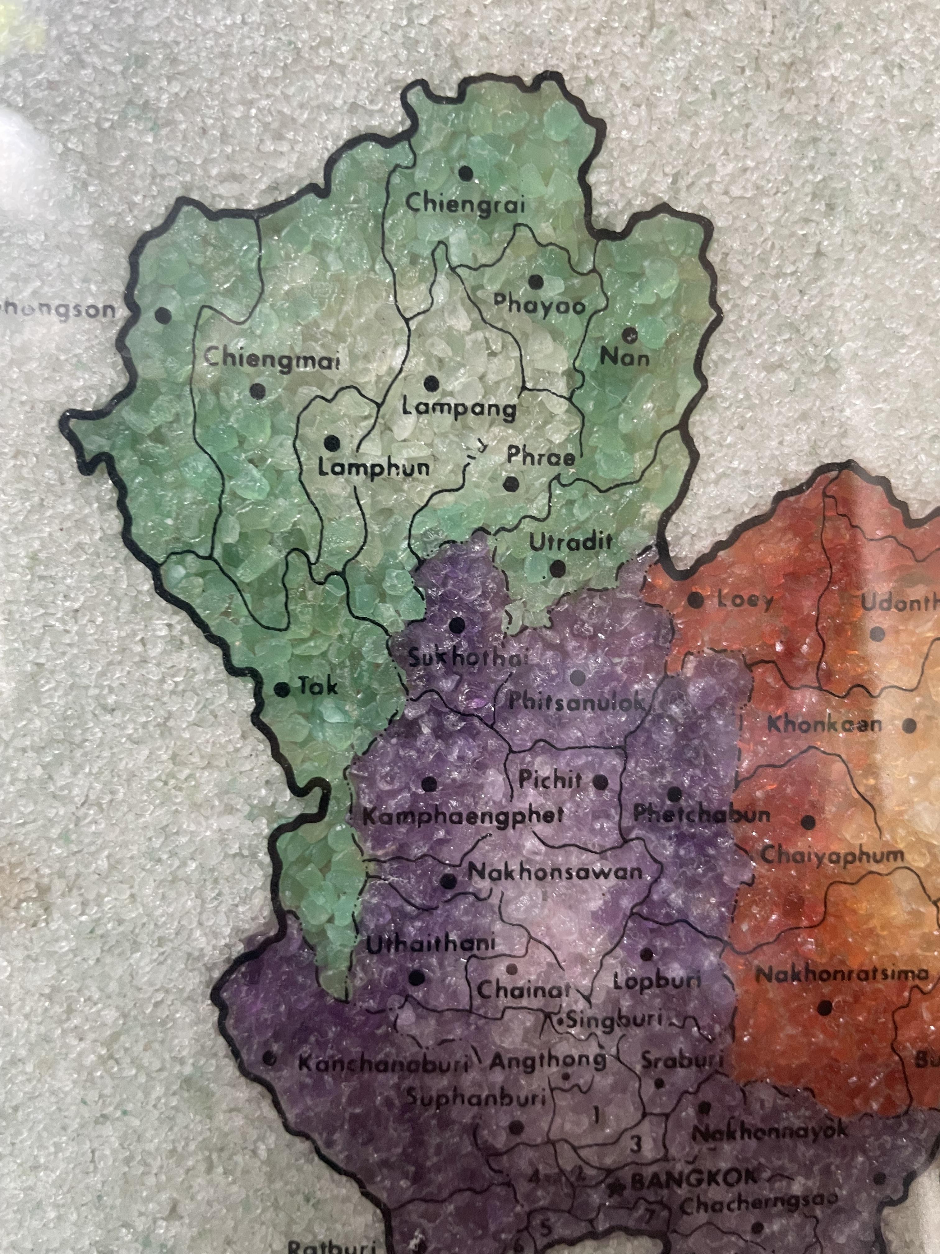 ￼กรอบรูปแขวนผนัง แผนที่ประเทศไทย Thailand Map picture frame #ไทยนี้รักสงบ แต่ถึงรบไม่ขลาด