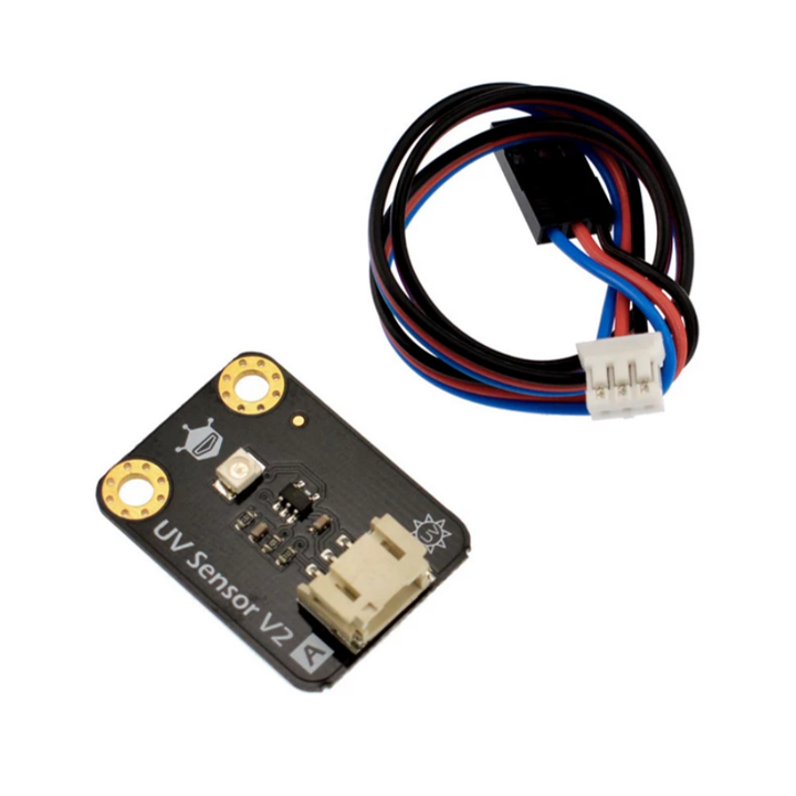 Gravity: GUVA-S12SD Analog UV Light Sensor (200-370nm, UVA, UVB, UVC) (แท้ DFRobot)