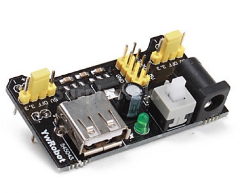 Power Adapter (3.3V / 5V) for BreadBoards With LED