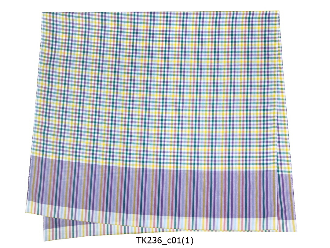 [2ม.] ผ้าขาวม้า TK236 ม่วง