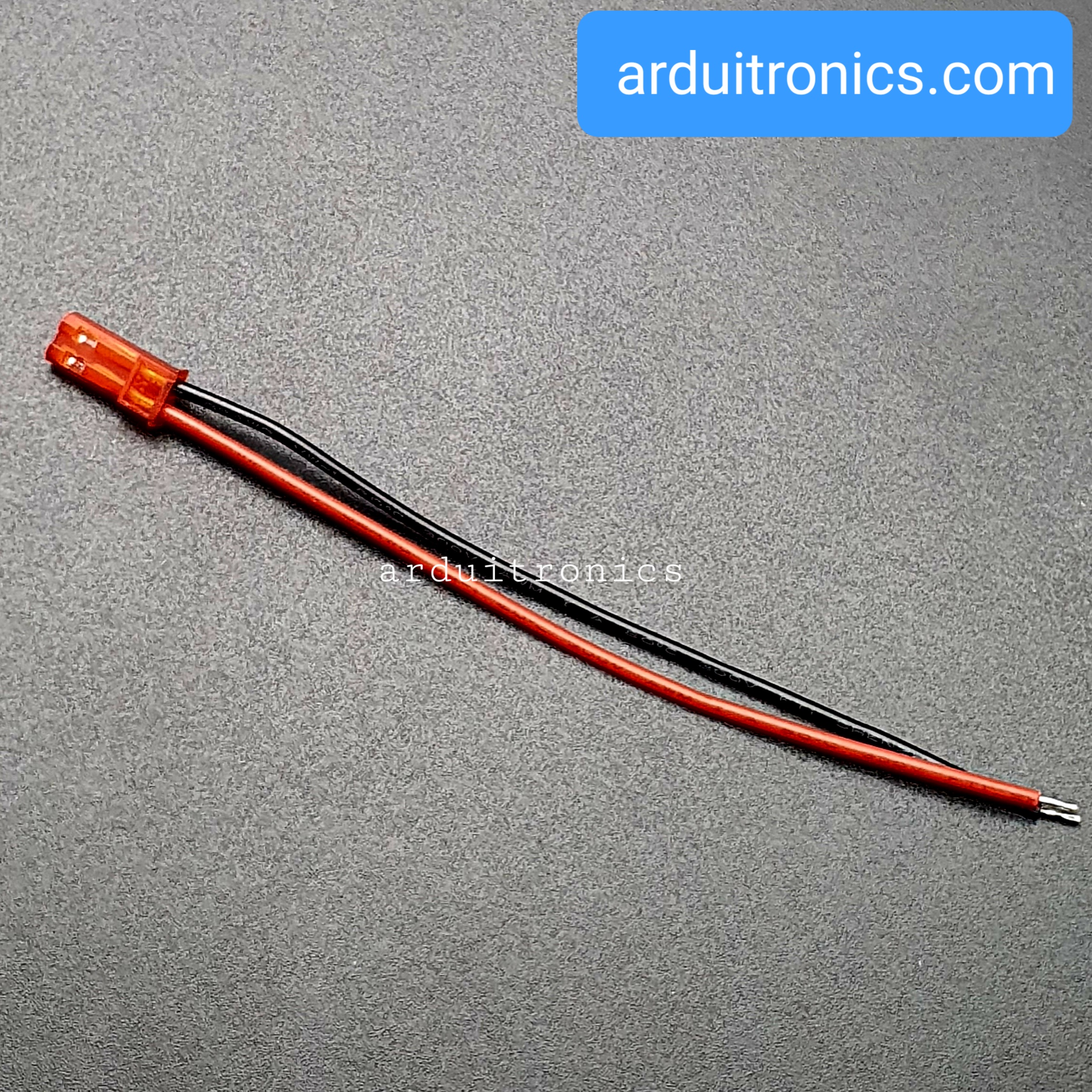 JST Connector 2Pin Plug Male สายต่อ JST ตัวผู้ พร้อมสายไฟยาว 10cm - Red