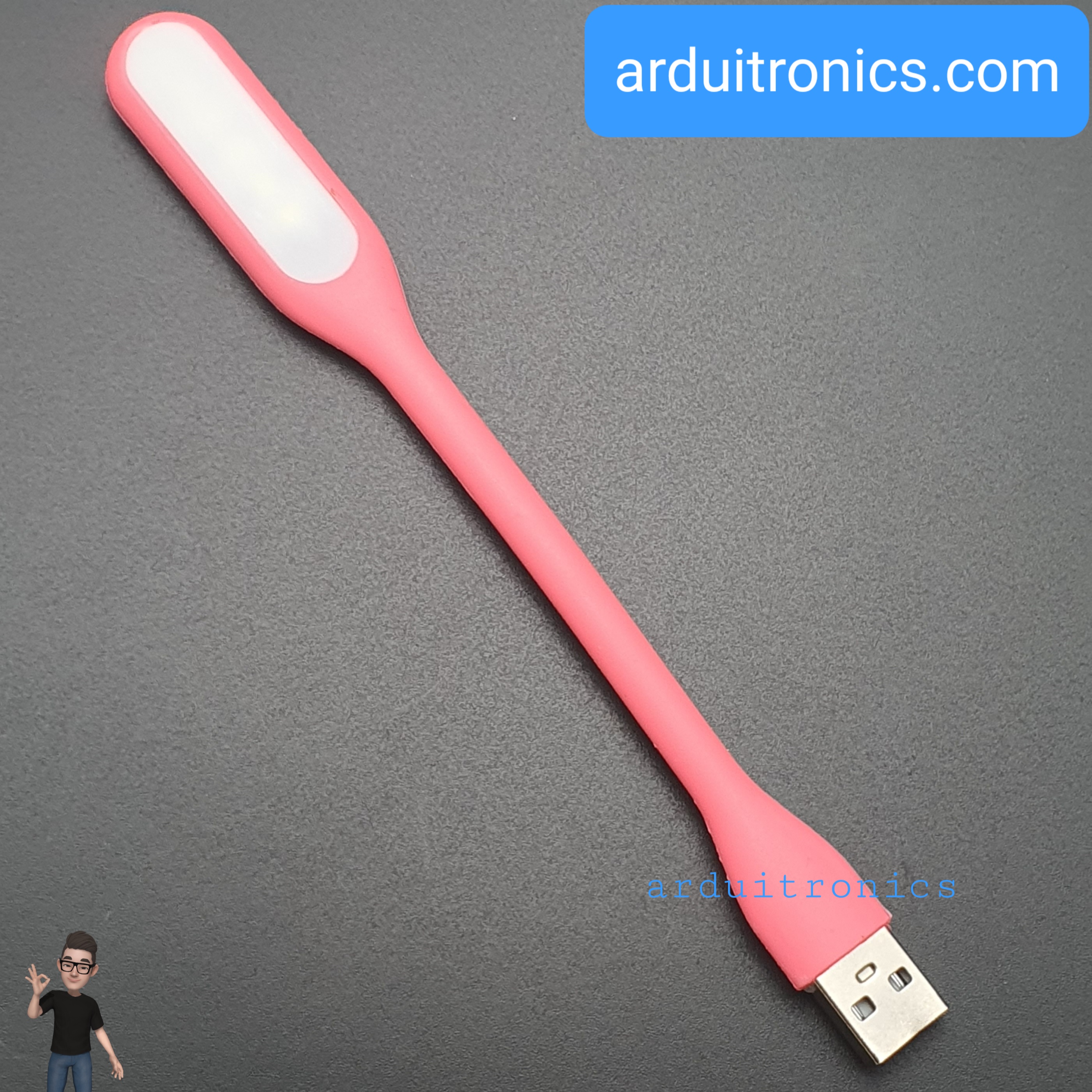 ไฟ USB LED usb night light LED table lamp soft light eye light LED ไฟฉายคละสี หัวต่อ USB แสงสีขาว จำนวน 1 ชิ้น