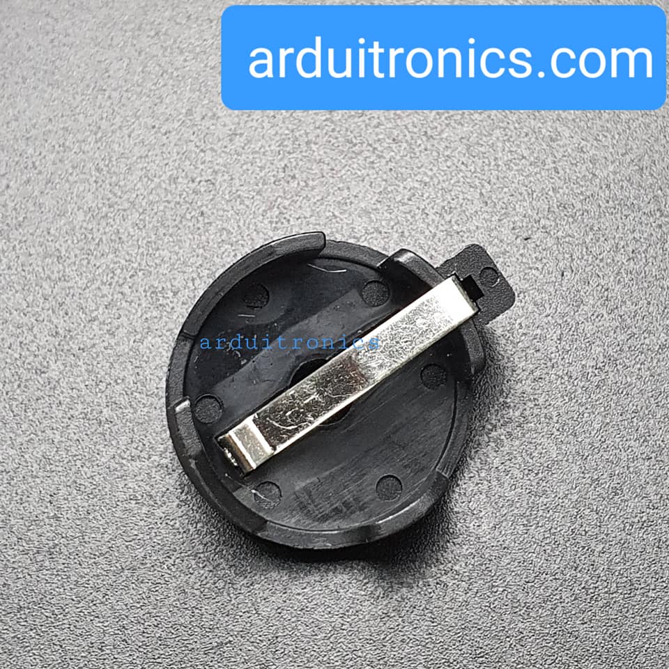 รางถ่านกระดุม CR2032 ใส่ถ่านแนวนอน ใส่ได้ 2 ก้อน 6V