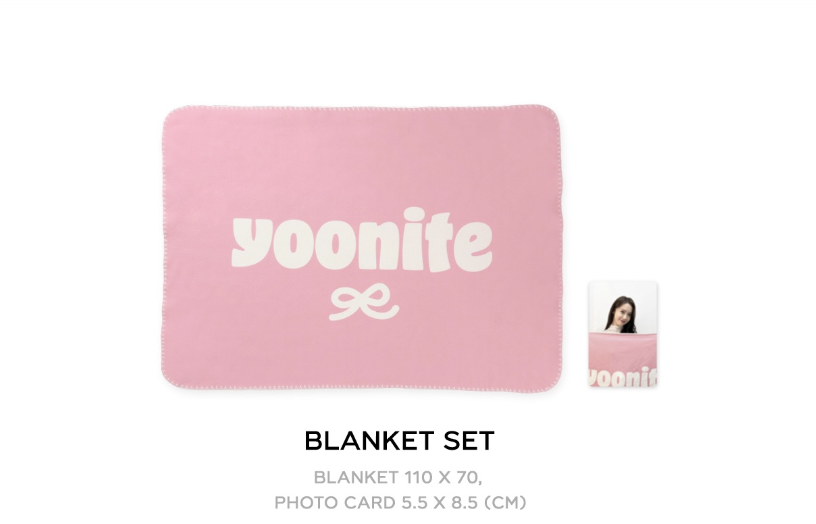 Girls' Generation -YOONA FAN MEETING TOUR : YOONITE in Seoul ของสะสม - Blanket set