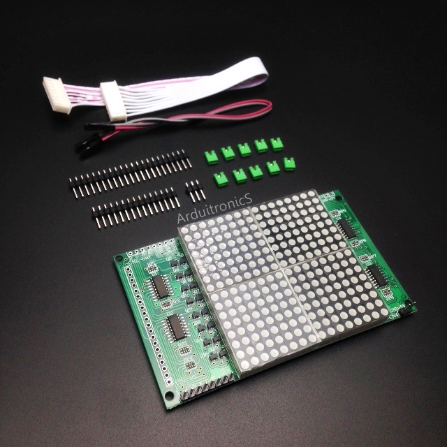 LED 16x16 Dot Matrix Module จอแสดงผลแบบ LED Dot Matrix ขนาด 16x16